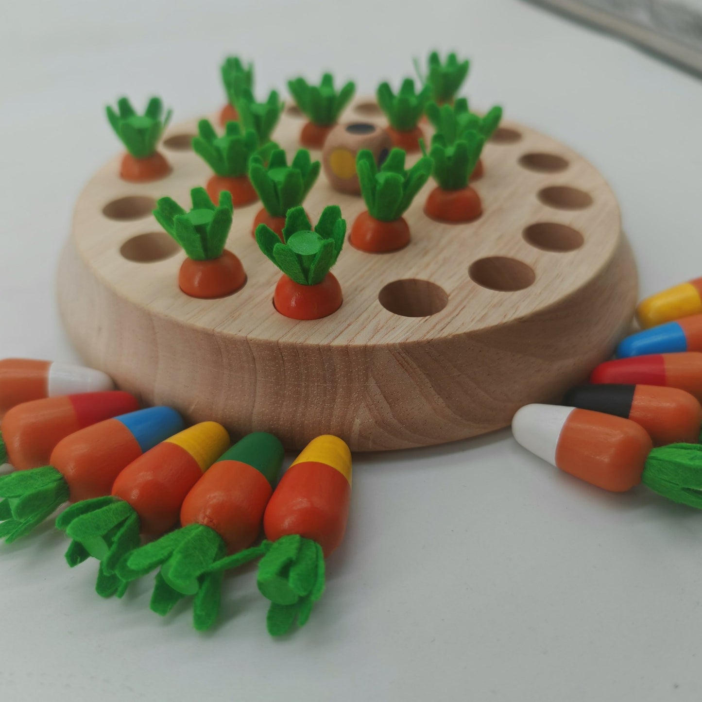 Colorful Solid Wood Carrot - Themed Memory Game - Yongjia County Jiaou Stationery Co., Ltd.