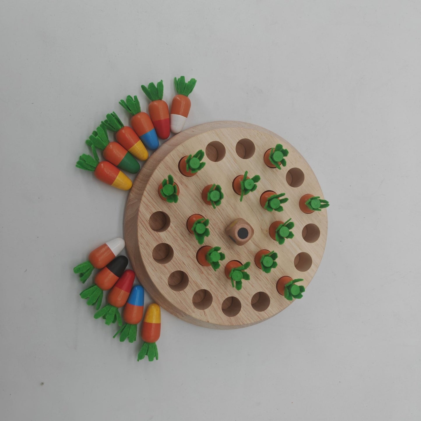 Colorful Solid Wood Carrot - Themed Memory Game - Yongjia County Jiaou Stationery Co., Ltd.