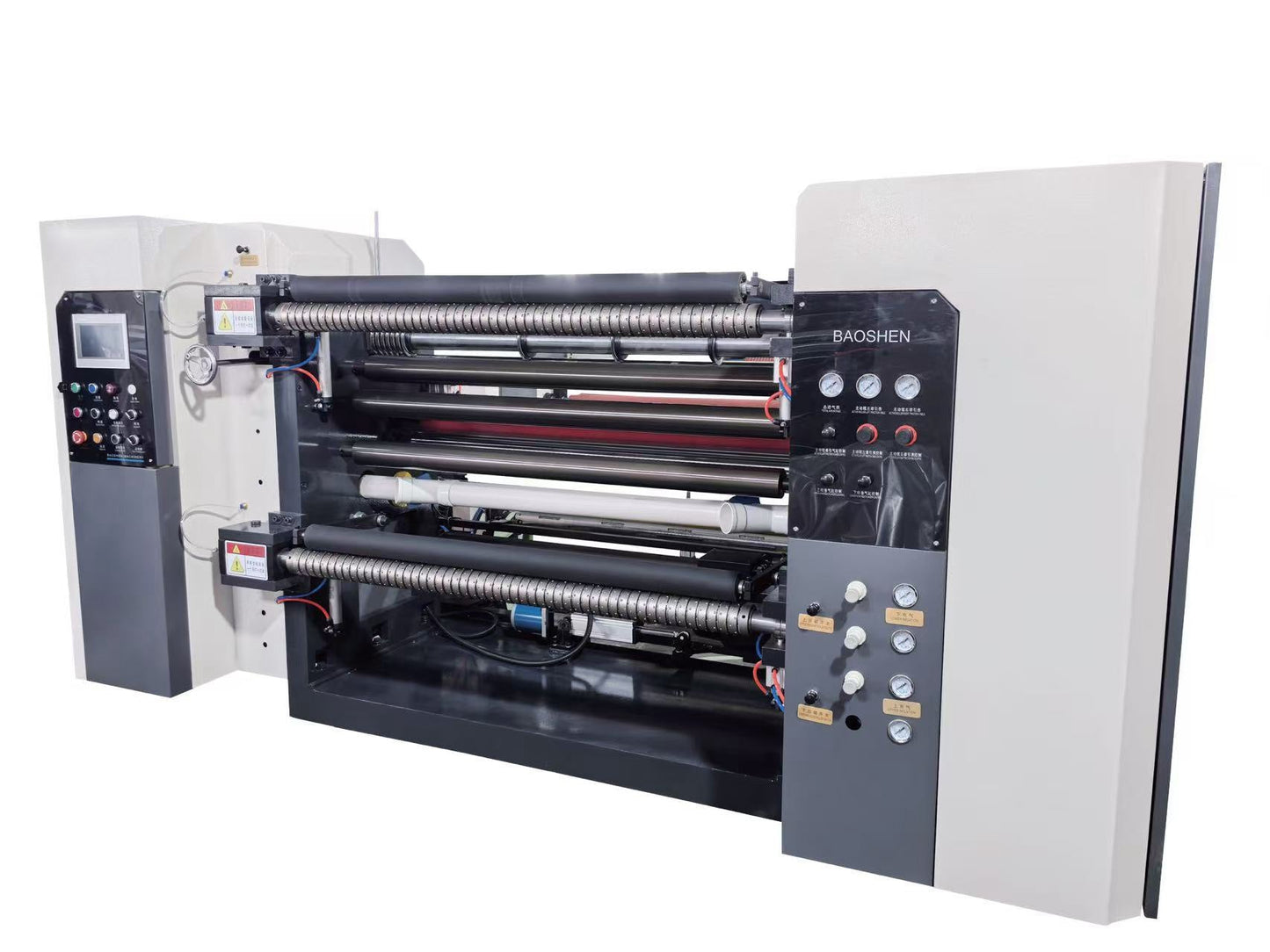 Vertical Reverse Square Slitting/cutting machine LS - B2 series(1100 - 1800) Two Servo motor - Yongjia County Jiaou Stationery Co., Ltd.