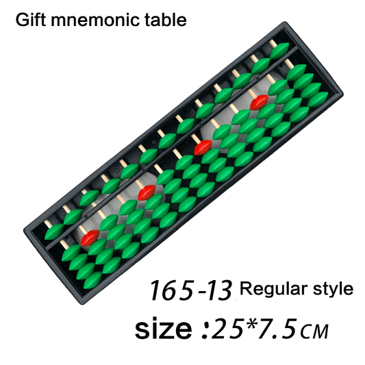10 Pieces- 13-Rod Wooden & Plastic Abacus with One-Click Reset–Educational Counting Tool Green& red - Yongjia County Jiaou Stationery Co., Ltd.