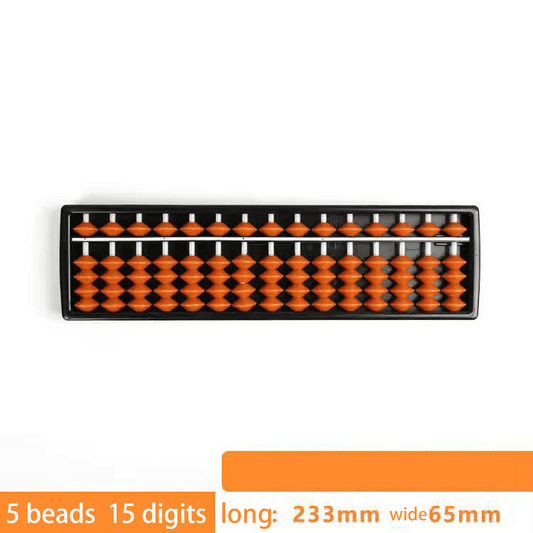 10 Pieces- 15-Rod Wooden Plastic Abacus with One-Click Reset–Educational Counting Tool brownYongjia County Jiaou Stationery Co., Ltd.