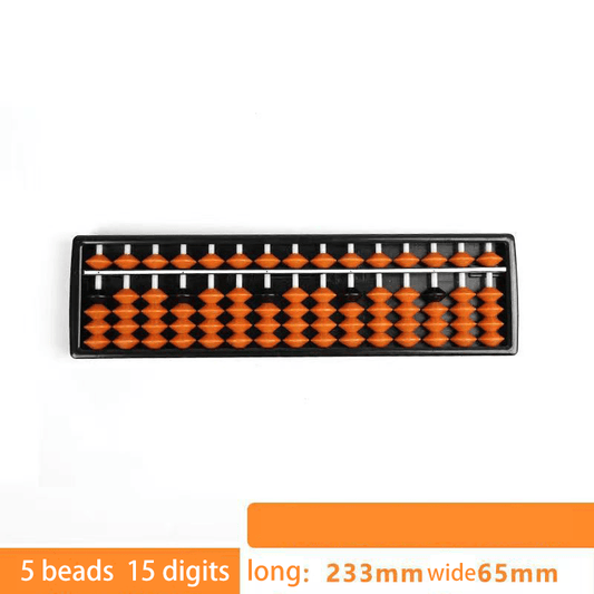 10 Pieces- 15-Rod Wooden Plastic Abacus with One-Click Reset–Educational Counting Tool brown&black - Yongjia County Jiaou Stationery Co., Ltd.
