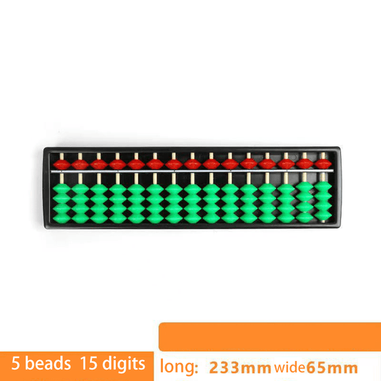 10 Pieces- 15-Rod Wooden Plastic Abacus with One-Click Reset–Educational Counting Tool red&green - Yongjia County Jiaou Stationery Co., Ltd.
