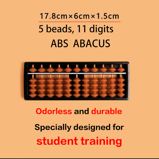 10 pieces- Abacus 5-Bead 11-Digit ABS – Advanced Math & Cognitive Skills Development for kids toy