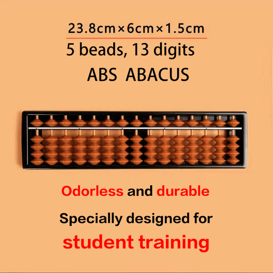 10 pieces- Abacus 5-Bead 13-Digit ABS – Math Mastery & Training for Older Kids Toy