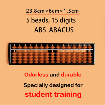 10 pieces- Abacus 5-Bead 15-Digit ABS – High-Level Math & STEM Learning