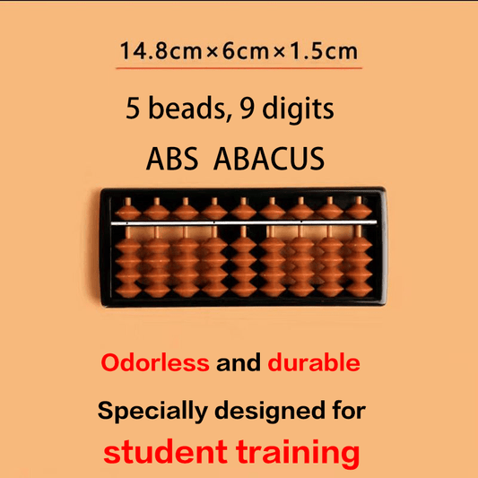 10 pieces- Abacus 5-Bead 9-Digit ABS–Classroom & Home Math & Cognitive Development - Yongjia County Jiaou Stationery Co., Ltd.