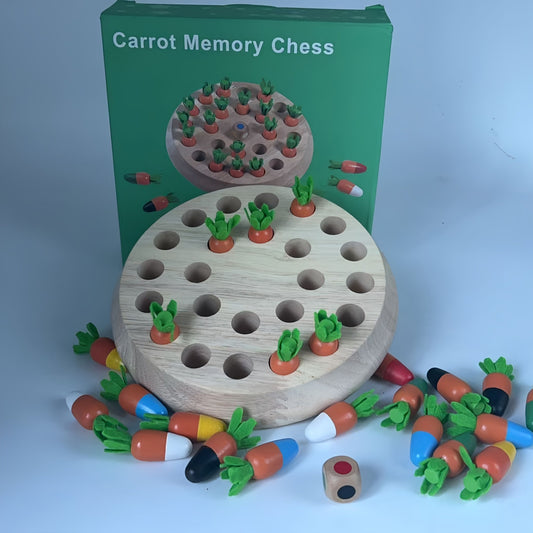 Colorful Solid Wood Carrot - Themed Memory Game - Yongjia County Jiaou Stationery Co., Ltd.