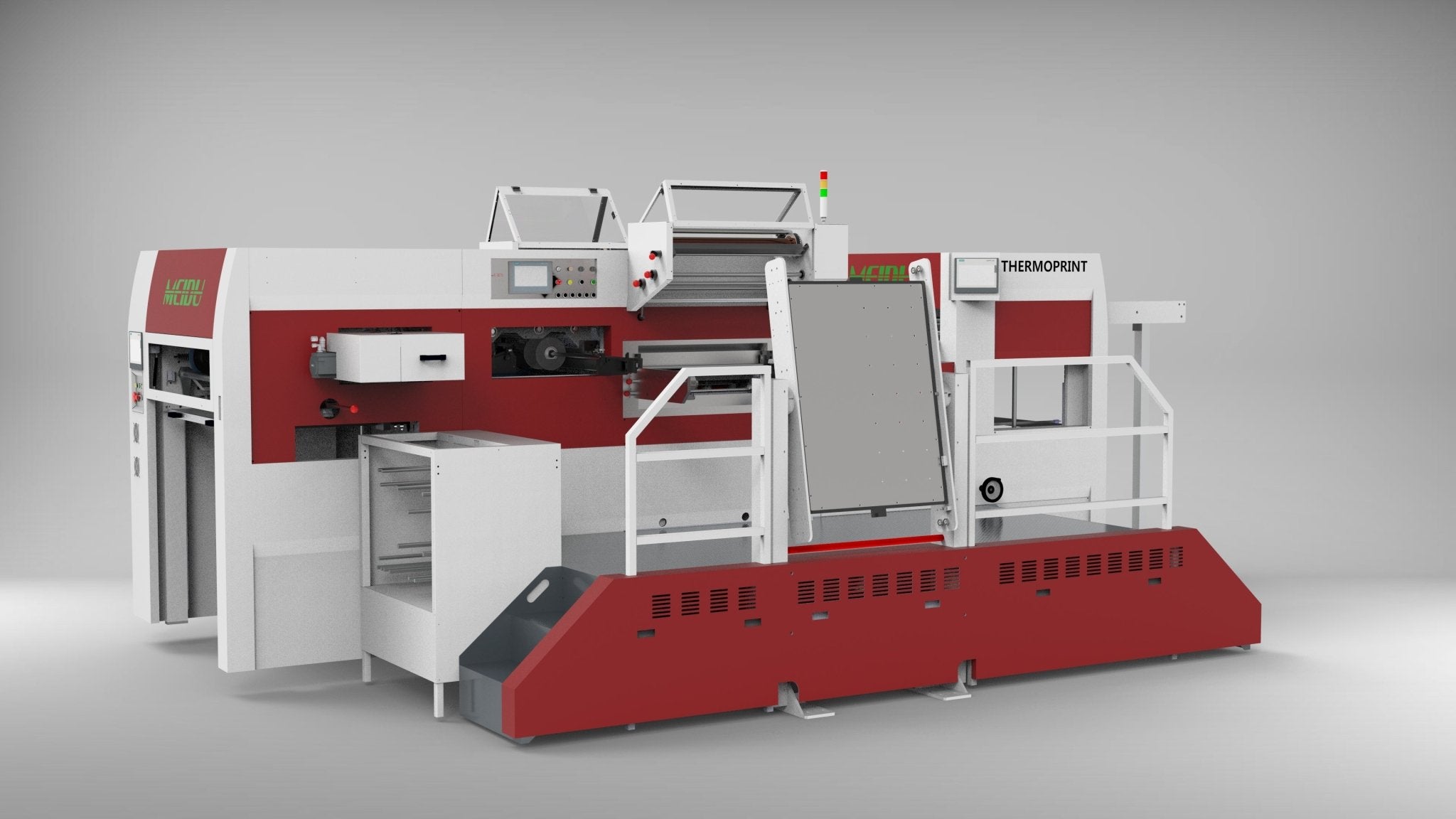 Fully automatic three vertical and two horizontal hot stamping machine MD1060TYM(H) - Yongjia County Jiaou Stationery Co., Ltd.