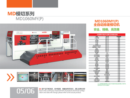 Fully automatic waste cutting machine MD1060MY(P) - Yongjia County Jiaou Stationery Co., Ltd.