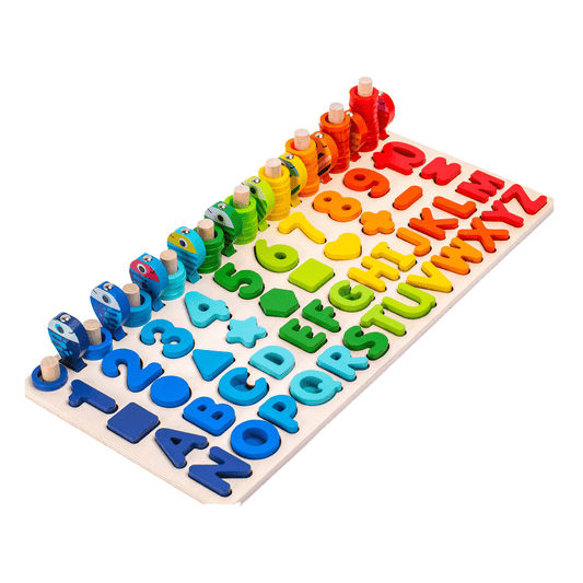 Montessori Educational Wood Puzzle for Kids Busy Math Fishing Preschool Jigsaw Board Box Packed Game - Yongjia County Jiaou Stationery Co., Ltd.