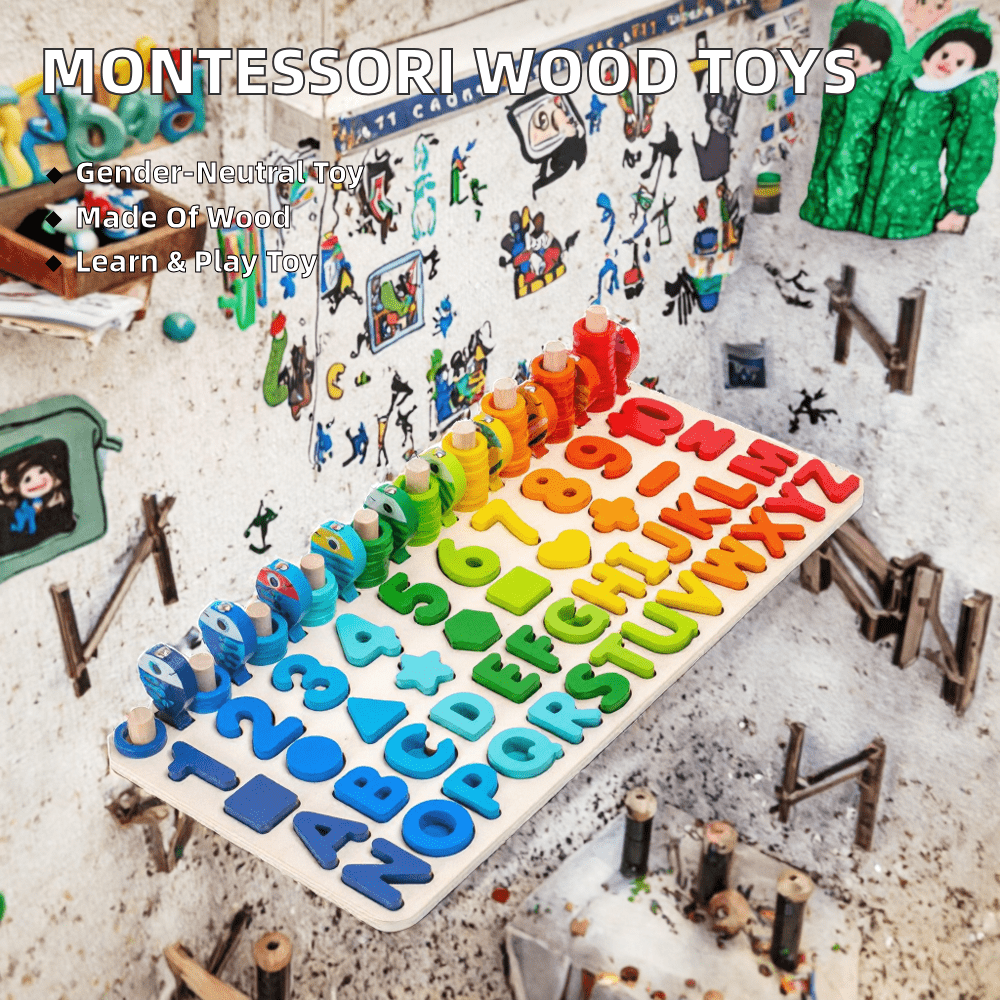 Montessori Educational Wood Puzzle for Kids Busy Math Fishing Preschool Jigsaw Board Box Packed Game - Yongjia County Jiaou Stationery Co., Ltd.